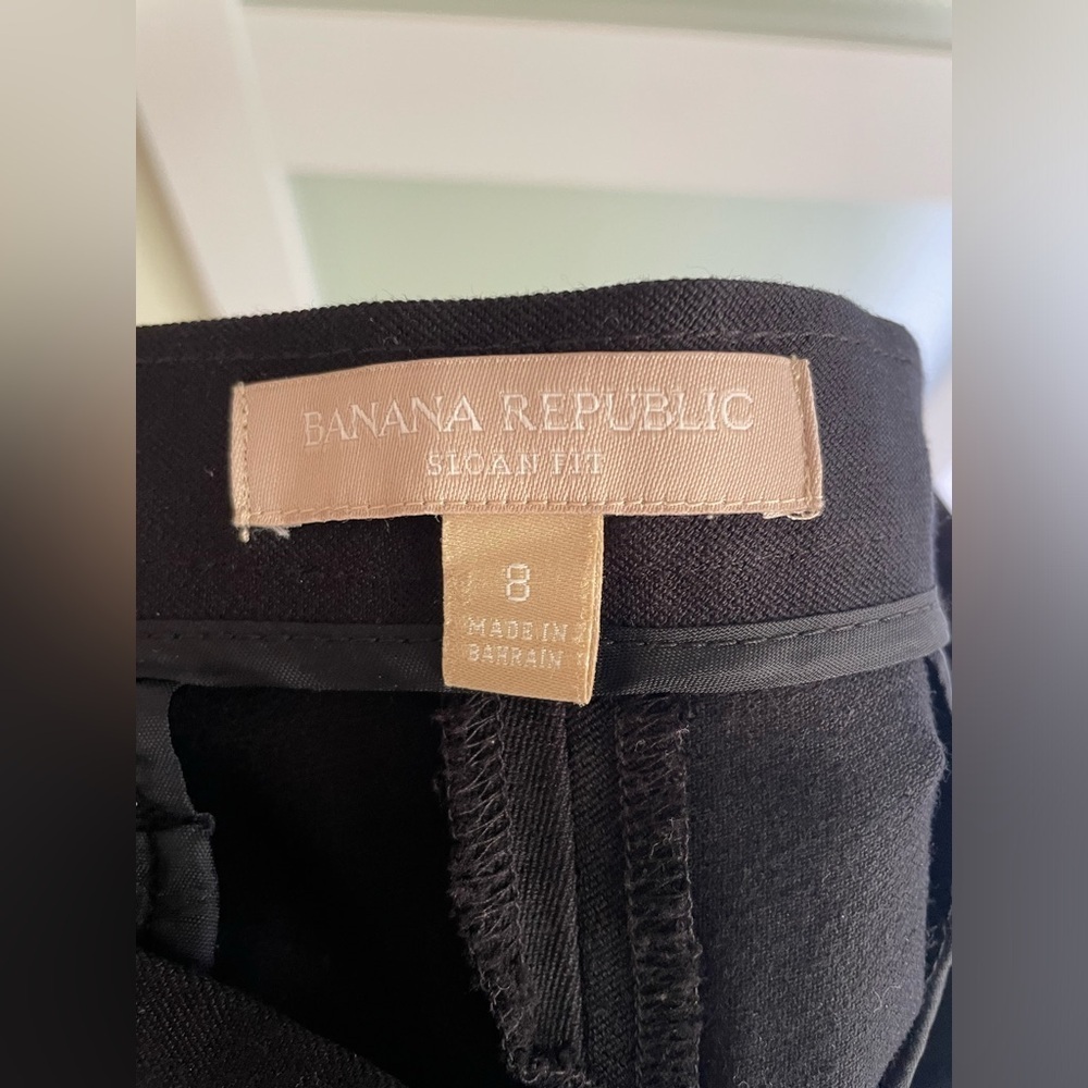 🧑🎄🌙 Banana republic casual pants black size 8 EUC 🥰 - Picture 5 of 7